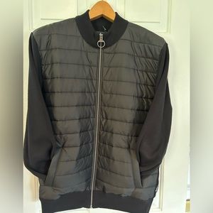 Barbour Black Zip Up Sweater